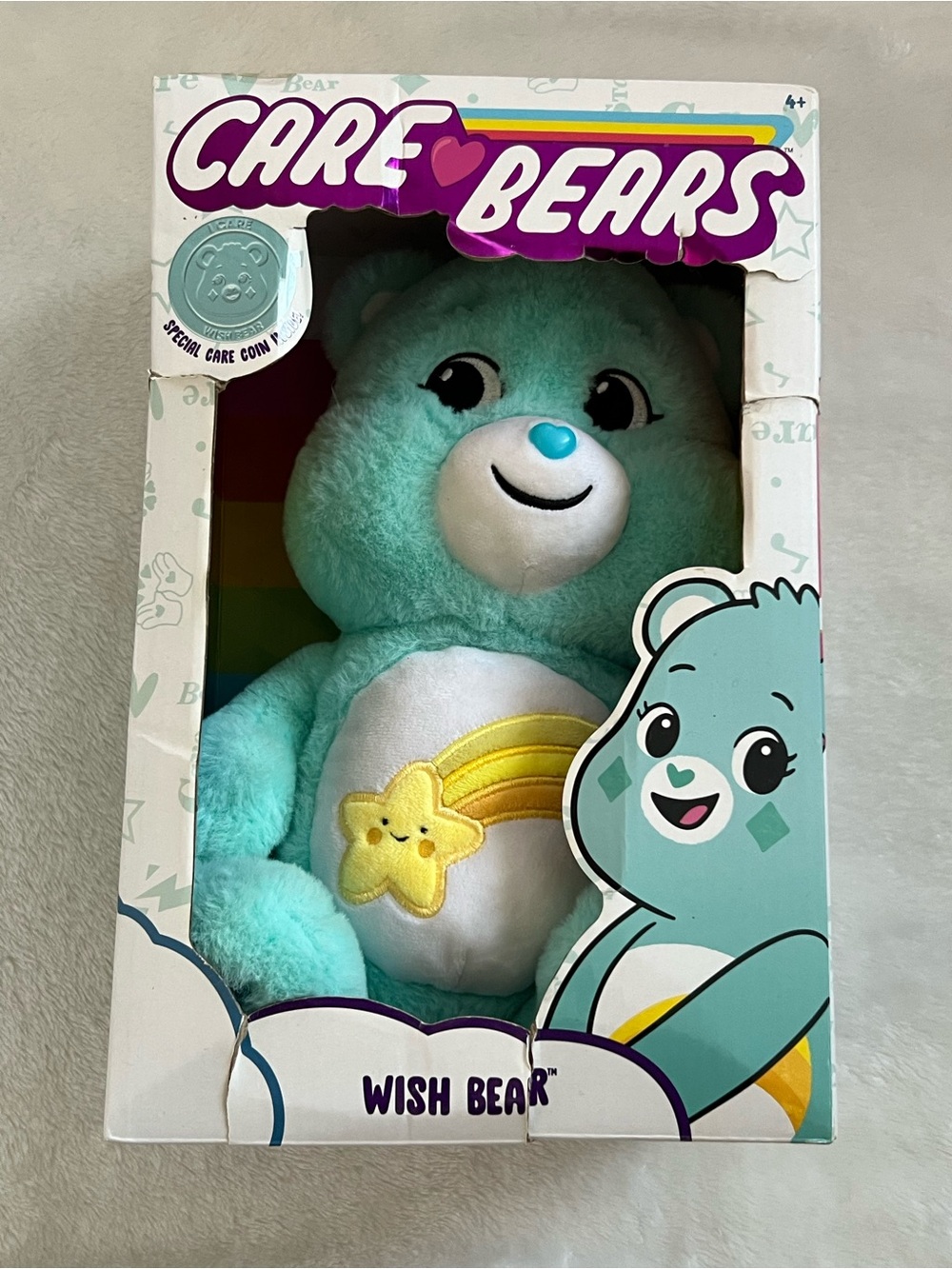 2020 Care Out Loud Care Bears Wish Bear 14in Plush - READ